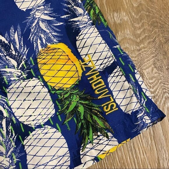 Island haze swim wear trunks Board Shorts bathing suit pineapple mens -XL - Picture 3 of 10